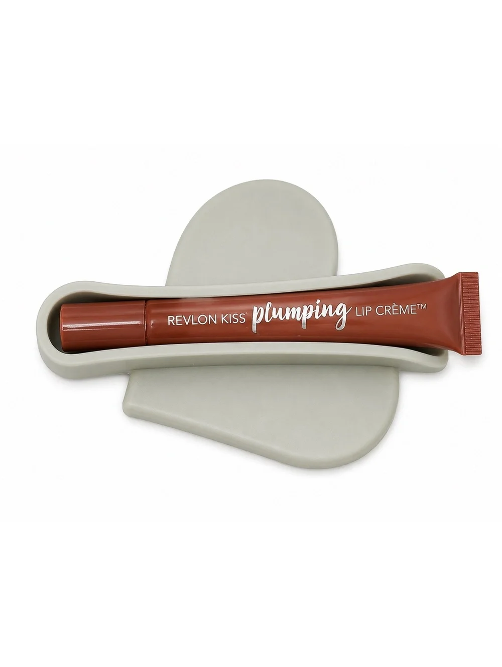 Heart Phone Lip Holder + Revlon Kiss Plumping Lip Crème 525 Barely Blush Set